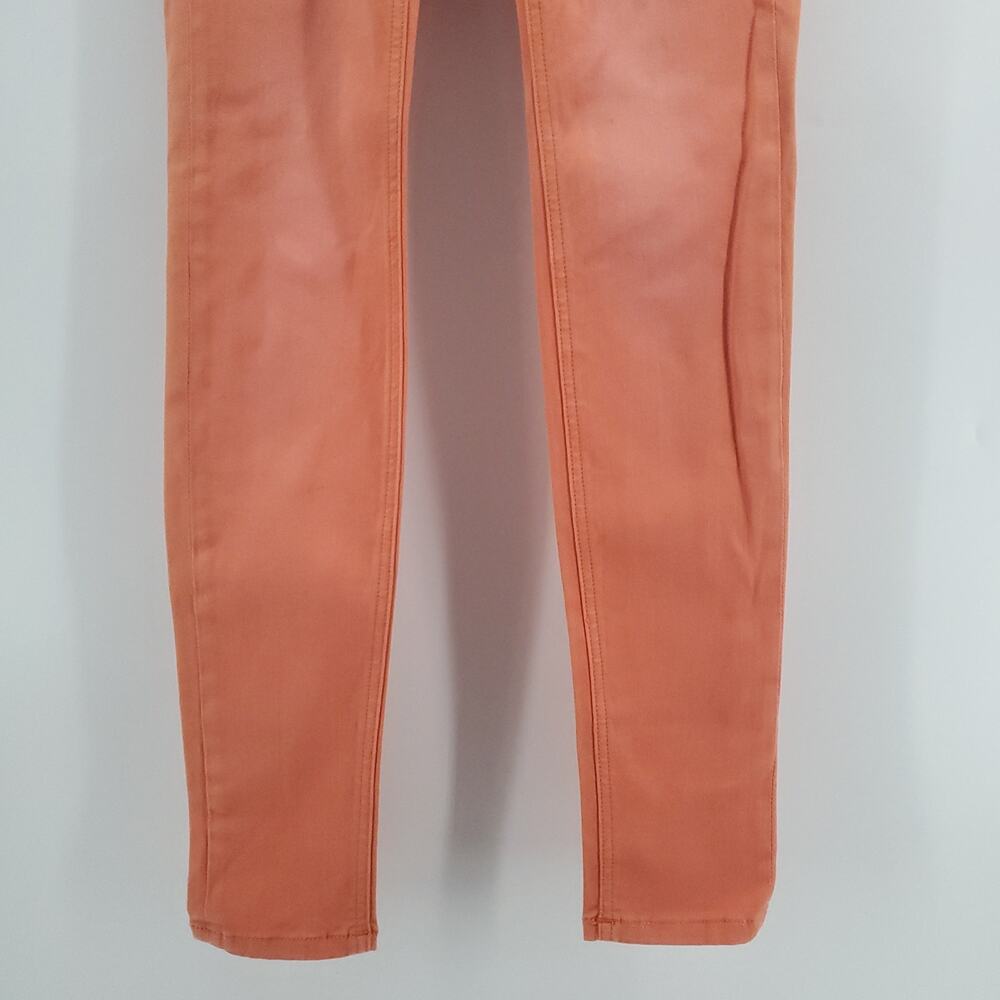 Vigoss Y2K Streetwear Bold CandyCoated The Jagger Orange Stretchy Skinny Jean 24 - Picture 3 of 12